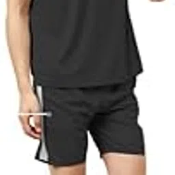 chrome & coral Men’s Sleeveless Gym Workout Set – 2-Piece Activewear with Tank Top & Shorts | Quick-Dry, Lightweight, Breathable Sportswear for Training, Running & Fitness image 1