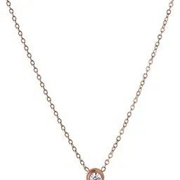 palmonas Rose Gold-Plated Handcrafted Necklace for Women - Gift for Girls & Women | Waterproof & Anti-Tarnish Necklace-picture-37