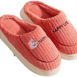 Winter slippers for women home use soft slippers for man plush sleeper for woman Fuzzy Memory Foam Warm Knitted Fluffy Hotel Kitchen Shoe flip flop for Indoor, outdoor room bedroom footwear-picture-30