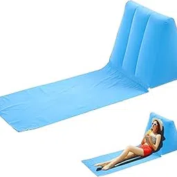 Clefairy Foldable Soft Inflatable Beach Mat Festival Camping Leisure Lounger Back Pillow Cushion Chair Seat Air Bed Travel Mattress Perfect for Reading, Camping Outdoor-picture-14