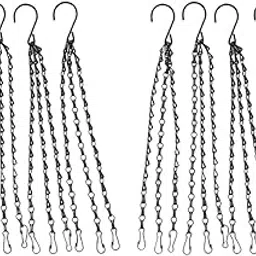 LICHTS® 8pcs Hanging Chains Flower Pot Basket Bird Feeders Ornaments Garden Hangers|Home & Garden | Yard, Garden & Outdoor Living | Gardening Supplies | Plant Care, Soil & Accessories-picture-12