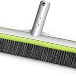 BoxedHome Pool Brush Head with Round Ends,Heavy Duty Pool Brushes for Cleaning Pool Walls, Floors Steps & Corners, 17.5" Pool Brush with Sturdy Aluminum Handle & Durable Nylon Bristles-picture-51