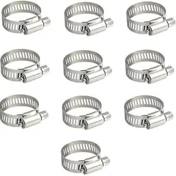 10Pcs Adjustable Fuel Petrol Pipe Hose Clips Stainless Spring Clamp 12-20mm-picture-61