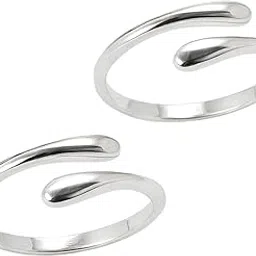mashha 925 Silver Adjustable Minimalist Toe Rings for Women-picture-33