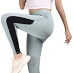 hypnotex Women's Stretch Fit Mid Rise Pants Grey-picture-24
