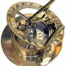 Solid Brass 3 Inch Sundial Compass - Reproduction Classic Nautical-picture-43