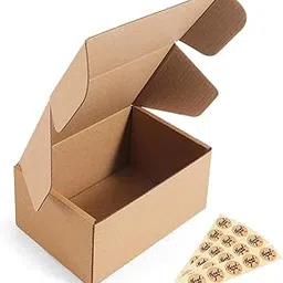 Flat - Self Lock Brown Corrugated Sturdy Shipping Boxes Size :7.5X4X1.5 Inch Inch-Pack Of 50-picture-10