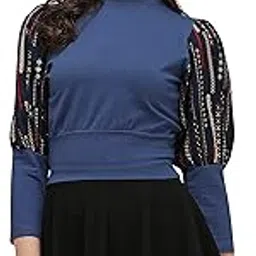 om sai latest creation Women Printed Top with Half Sleeves for Office Wear, Casual Wear, Under 399 Top for Women/Girls Top-picture-17