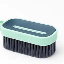 Premium Laundry Scrub Brush, Mint Green and Gray, Heavy Duty Clothes Cleaning Brush with Ergonomic Handle for Stain Removal and Household Cleaning (1)-picture-29