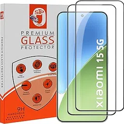 STP FEEL® Premium HD+ Tempered Glass Screen Protector Guard Compatible For Xiaomi 15 5G (6.36 Inch, Pack of 2) | Edge Coverage With Easy to installation kit for Smartphone-picture-53