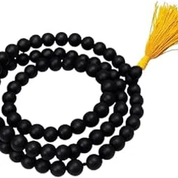 vedaagems Original Karungali Mala with 108 Beads | Unpolished 8mm Black Wood Mala for Meditation, Prayer, Japam | Certified Spiritual Kalinga Mala with Pouch for Men and Women-picture-18