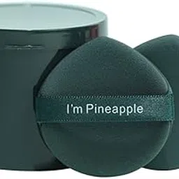 Professional Sponge for Face Makeup Beauty Blender, Powder Buff, and Cosmetic Puff Perfect for Women's & Girls Cosmetic Beauty Blender Sponge all Skin Types & washable (pineapple)-image-35