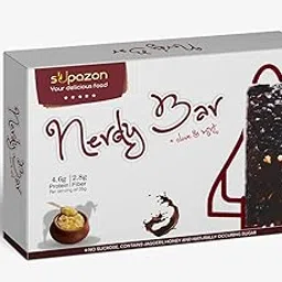 sUpazon Nerdy Bar, 1 box | fulfilling and healthy Chocolate Bar | made with Ghee and jaggery-picture-11