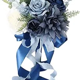 ATORSE Bridal Bouquet Lifelike Romantic Decoration for Bridesmaids Bride Style E|Home & Garden|Home Dacor|Floral Dacor-picture-16