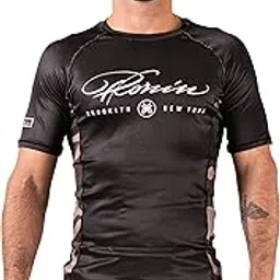 ronin brand Ronin Mens Compression Shirt – Short Sleeve Snug Fit Rash Guard for Men (Black, Sm)-picture-37