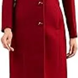 twenty me Winter Wear Casual Wear Outdoor Wear Acrylic Wool Lapel Collar Solid Full Sleeve Women's Coat (4274)-picture-15