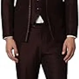 louis philippe Men's Polyester Blend Three Piece Suit-Dress Set-picture-40