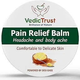VedicTrust Ayurvedic Pain Relief Balm (25Gm) Naturally Made with Desi Ghee, Kapoor, Tarpin Tel, Lavang Tel, Pudina Tel | All Age Balm | Muscle Pain, Headaches, Backaches |-picture-24