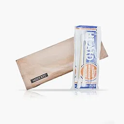 LUXEAURA Disposable Shower Cap Packed in Brown Kraft Paper Pouch Individually Wrapped Compostable Size Bulk Pack for Hotels, Guest Rooms, Airbnb, Spa & Travel Use (Pack of 50)-picture-41