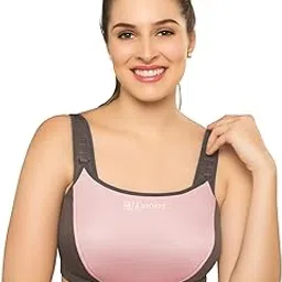 TRYLO Women's Cotton Riza Sprorts Full-Coverage Non-Padded Sports Seamless Bra Useful For Multi Impact Excersices-picture-20
