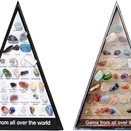 The Style Sutra 36 Pieces Rock and Mineral Collection Novelty for Adults Girls Kids White|Collectibles | Crystals & Mineral Specimens |36 Pieces Rock and Mineral Set-image-24