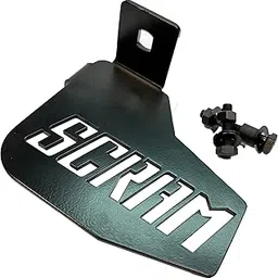 NEWCLUBAUTO Designer Bike Rear/Pillion Footrest for Royal Enfield Scram 411, Easy Installation, Matt Black, Sturdy, Left Side (Pack of 1)-image-93