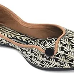 desi colour Women Ethnic Footwear Mojari/Punjabi Jutti- New Ruby-picture-18