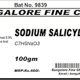 Sodium Salicylate - 100gm (C7H5NaO3) CAS No. 54-21-7-picture-57