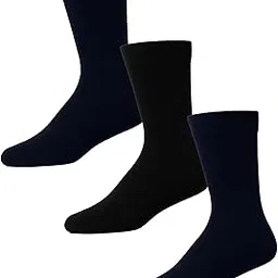 bodycare Unisex Cotton Blend Crew Length Socks | Pack of 3-picture-27