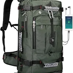 witzman Travel Backpack for Men Convertible Carry On Luggage Backpack fit 17 Inch Laptop for Airplane image 1