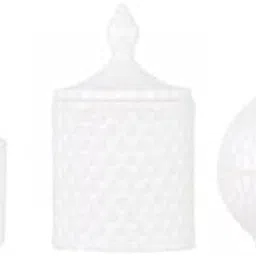 CALANDIS™ 2x3x Mini Miniature Candy Jar for 1:6 Scale Blythe Dolls or Dollhouse Decor White | Modern | Clothes & Accessories | Dolls-image-3