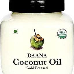 Daana Organic, Extra Virgin & Cold Pressed Coconut Oil For Skin, 350 ml-picture-51