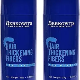 BERKOWITS Hair Building Fibers – Dark Brown 25g * 2 Pack | Keratin-Based Thickening Powder for Thinning Hair | Instant Volume for Men & Women-picture-55