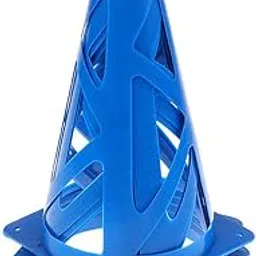 5 Pieces 9" Pe Sport Training Traffic Cone for Soccer Football Basketball Blue | Team Sports | Soccer | Training Aids-picture-51