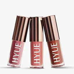 HYUE HydraMatte™ Liquid Lipstick | Barely Bold Bundle | Mauve-licious, Terracotta-Tease, Spicy Tan | 6.6 ml | Long-wear Soft-Matte Finish | Intense Color Payoff | Liquid Lipstick | with Jojoba Oil, Sweet Almond Oil, Indian Gooseberry Extract, Sesame Extract | Travel-Friendly Pack | Precision Tip Applicator.-picture-40