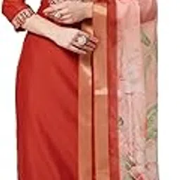 mokosh Women's Muslin Embroidered Kurta Pant Dupatta Set (445-TM)-picture-11