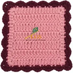 Woolen Kambal | Handcrafted Soft Woollen Blanket/Aasan for Thakurji | Warm Winter Use Crochet Kambal | Pack of 2 (10 * 8)-picture-25