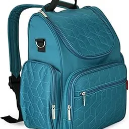 SNAPPSY Mummy Bag Baby Nappy Bottle Packsack Rucksack Waterproof Tote Handbag Green-image-92