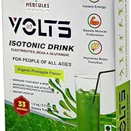 Hercules Volts Isotonic Drink Organic (30gm, Pineapple)-image-51