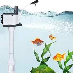 Vayinato Sobo Aq Series Upgraded Version Aquarium White 3 In 1 Submersible Water Filter Pump Power Head | Power : 20W | Flow Max. : 1600L/H | H.Max : 1.5M (Aq-1048)-image-4