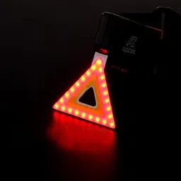 Schrodinger15 10073 Bicycle Bike Cycle RED-Yellow COB Triangle Shape USB Rechargeable Tail Rear LED Light-picture-27