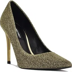 nine west Fresh womens Pump, Gold, 41, wnFRESH2 image 1