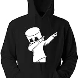 grafixly Men's Women's Regular fit Marsh-Mello Printed Hoodie Sweatshirt-picture-27
