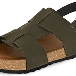 centrino Men’s Berkin-Style Slip-On Sandals | Open Toe Design | Soft PU Footbed | Lightweight & Comfortable | Arch Support | On-Grip Sole | Casual Outdoor Wear (9210)-picture-45