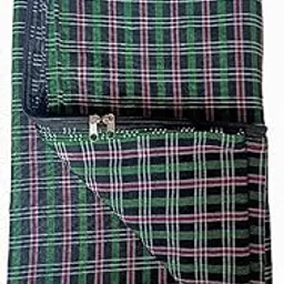 Cotton Mattress Cover-Protectors/Hypoallergenic/Zippered-Chain/72x36x5 inches/3 by 6 Foot/Multicolour/Pack of 1-image-25