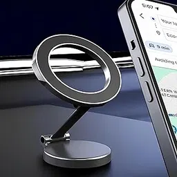 Gladiadora® Phones Holder Magnetic Hard Magnetic Car Phone Mount for Car Dashboard Mount Compatible with iPhone 13,14,15,16,pro Max | S23,24,25 Ultra Smartphones (1080° Magnatic_PH_Holder)-image-55