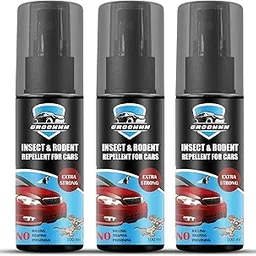 Groommm Rodent & Rat Repellent For Car (100ML X 3) | 40 Day Car Rat Protection | 100% Safe & Natural Rat Spray For Car | Non Toxic Rodent Repellent For Car | Keep Away Rats & Protect Car Wires|PK Of 3-image-82