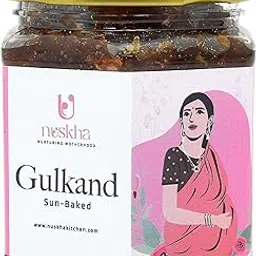 Nuskha- Gulkand | Rose Petal jam | Pregnancy Food | Natural Coolant | Enriched with Prawal Sun-cooked Indian (Rose Petal Jam) | Sugar-Free Gulkand-image-44