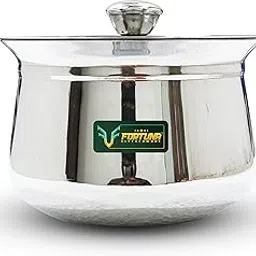 FORTUNA KITCHENWARE-700Ml,Heavy Gauge Dahi Handi/Curd Pot/Milk Pot Stainless Steel Utensils Set,Highly Polished Vessels For Cooking&Serving Utensils For Kitchen With Lid&Knob,700 Milliliter-picture-20