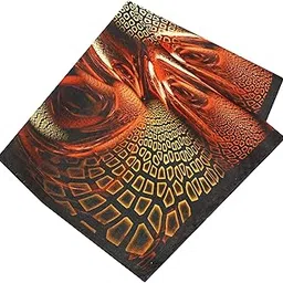 leonardi Mens Printed Pocket Square | Silk |12 x 12 inches | tweed fabric | Superior finishing| Packaging – folder | Colour - Brown 1 | Set of 1 |-picture-17